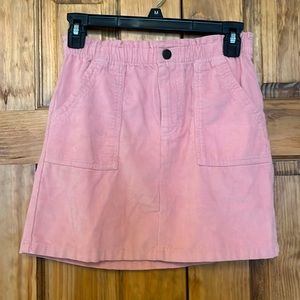 Old Navy girl’s antique coral jean skirts
